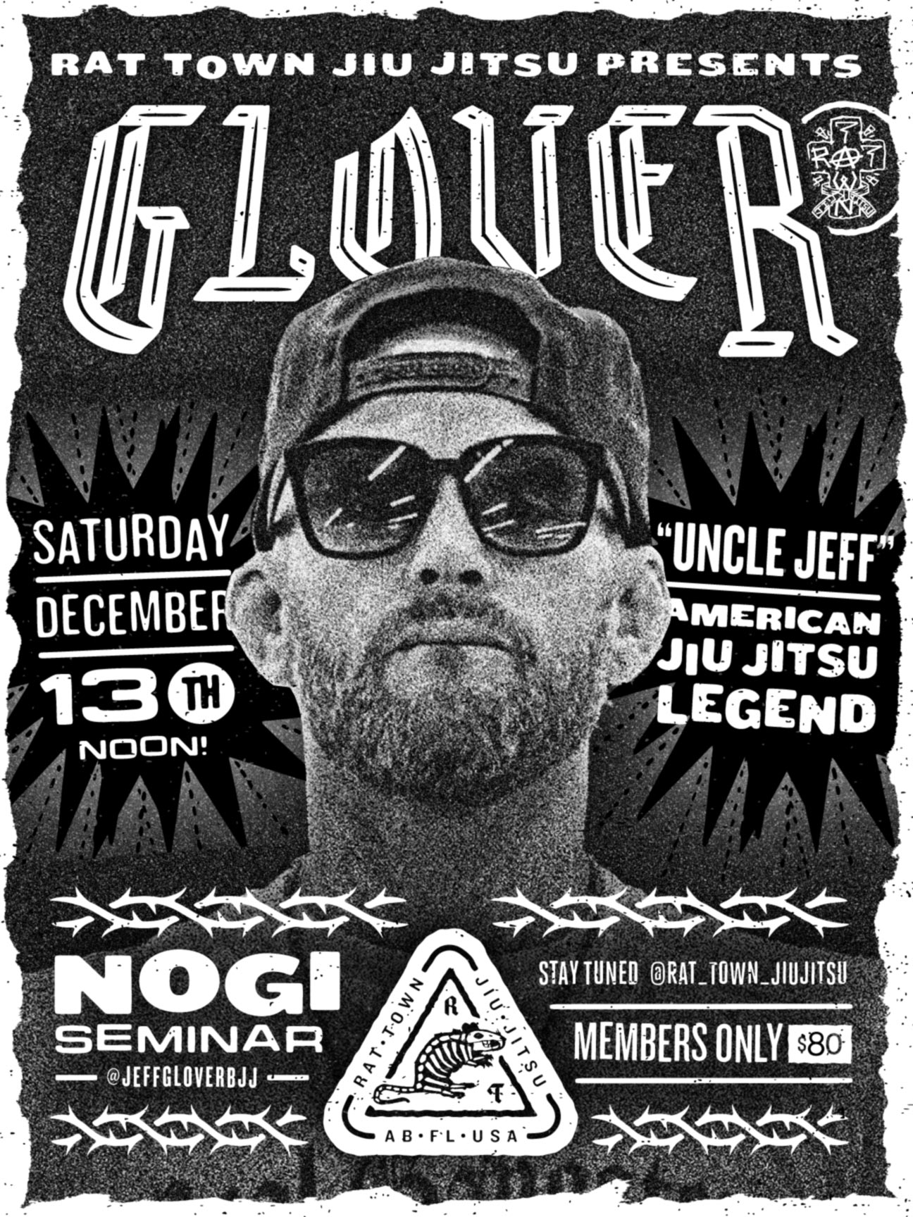 Jeff Glover No-Gi Jiu Jitsu Seminar at Rat Town Jiu Jitsu