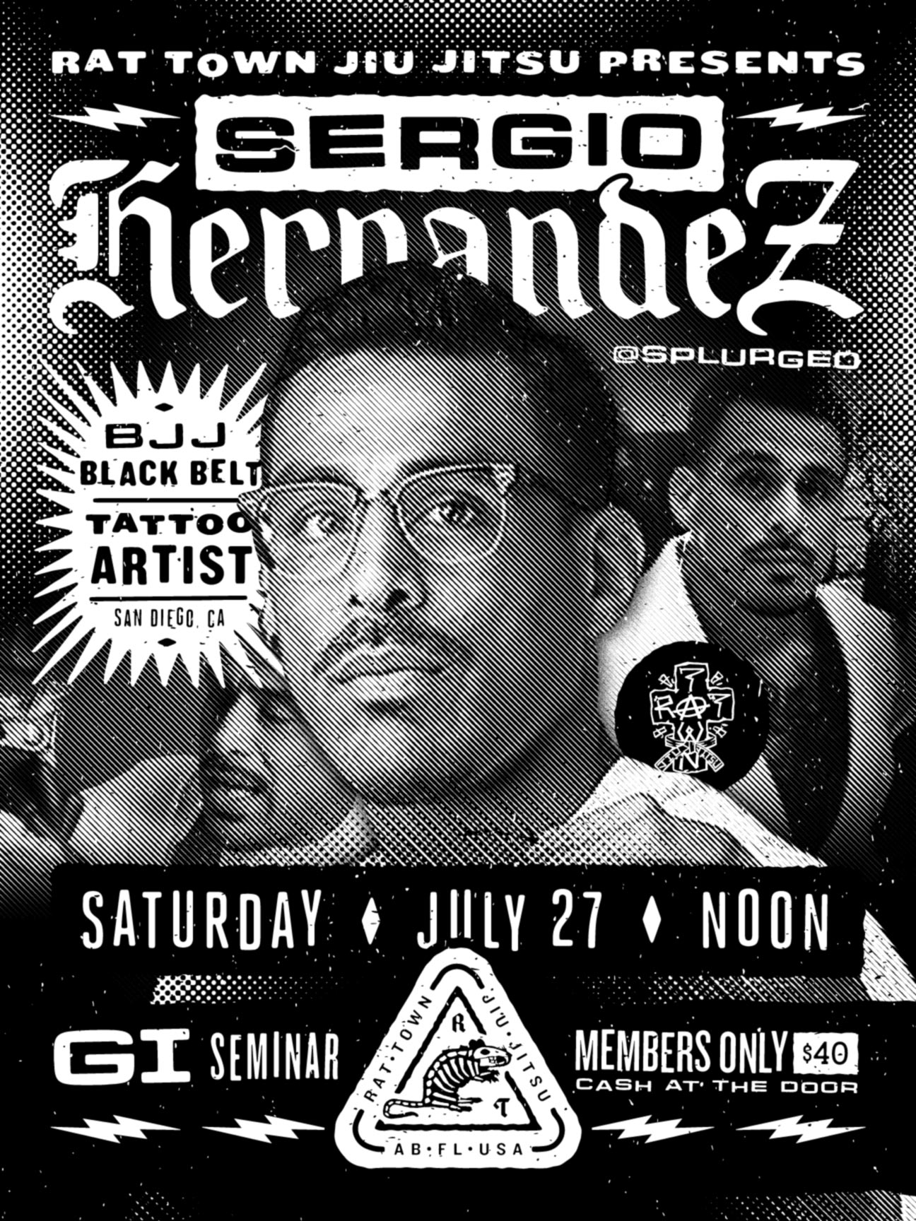 Sergio Hernandez Gi Seminar at Rat Town Jiu Jitsu