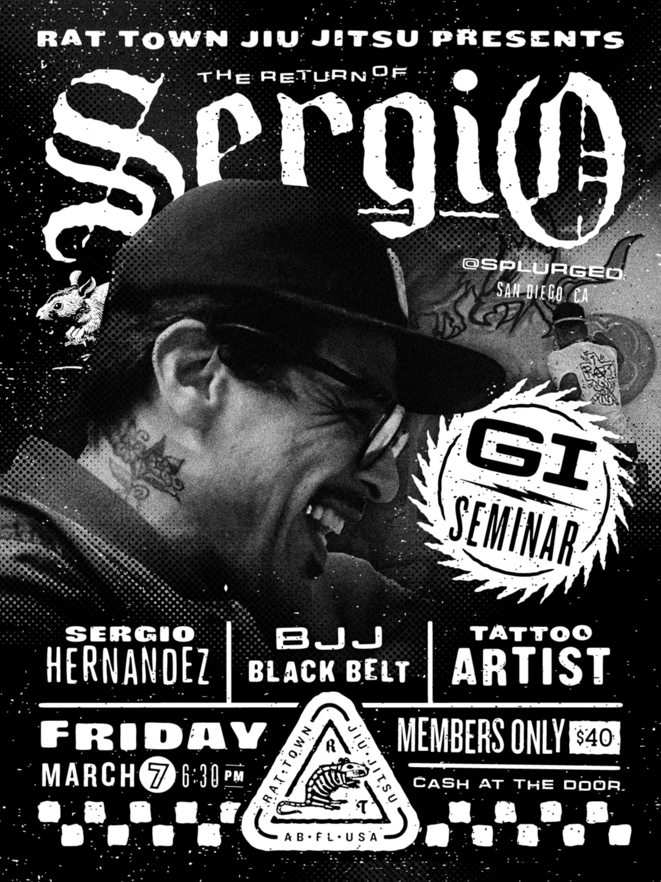 The Return of Sergio Hernandez: Gi Seminar at Rat Town Jiu Jitsu