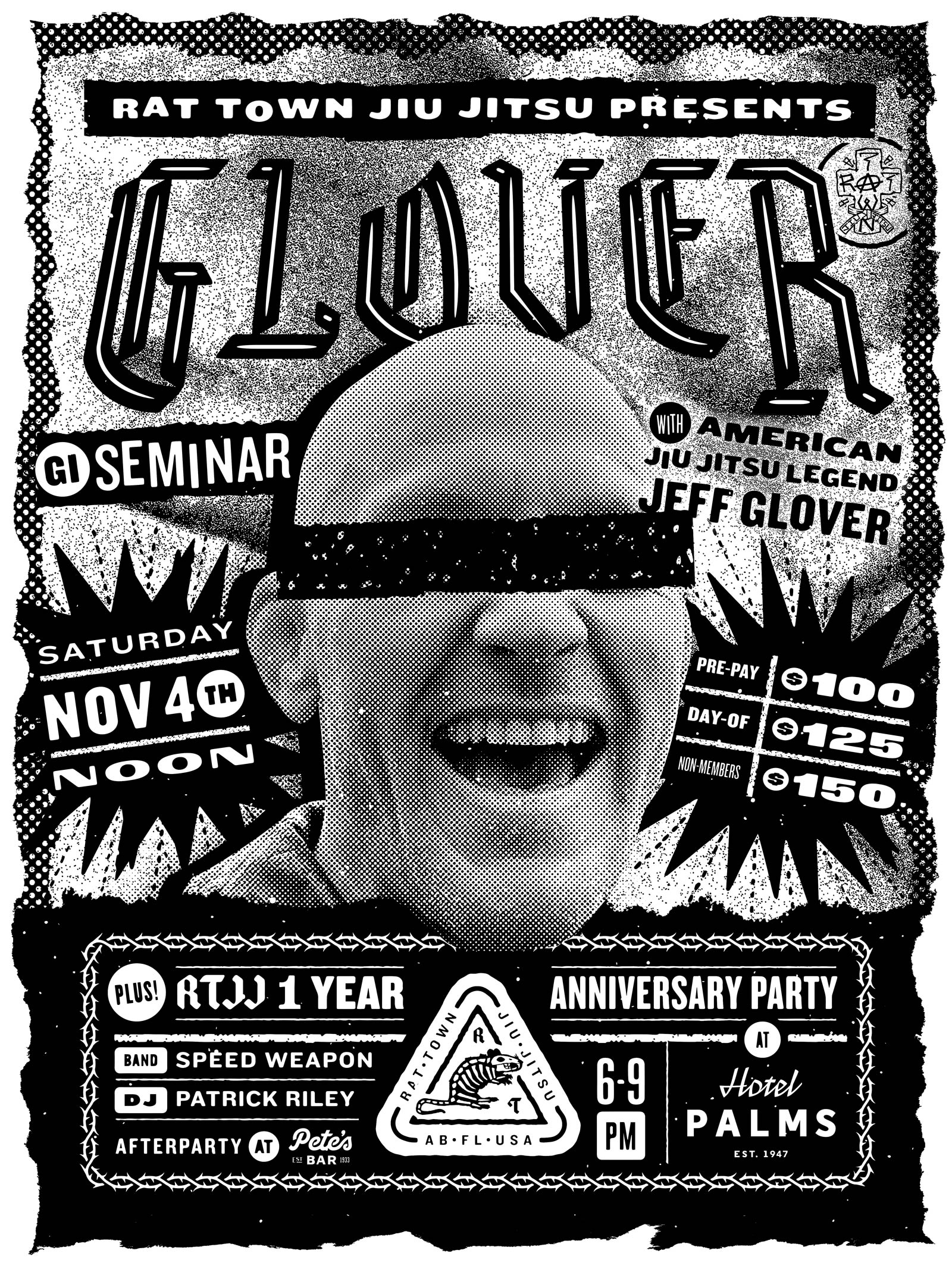 Jeff Glover Gi Seminar and Rat Town Jiu Jitsu 1-Year Anniversary Celebration